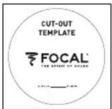 CUT-OUT TEMPLATE FOCAL THE SPOT OF ROUND