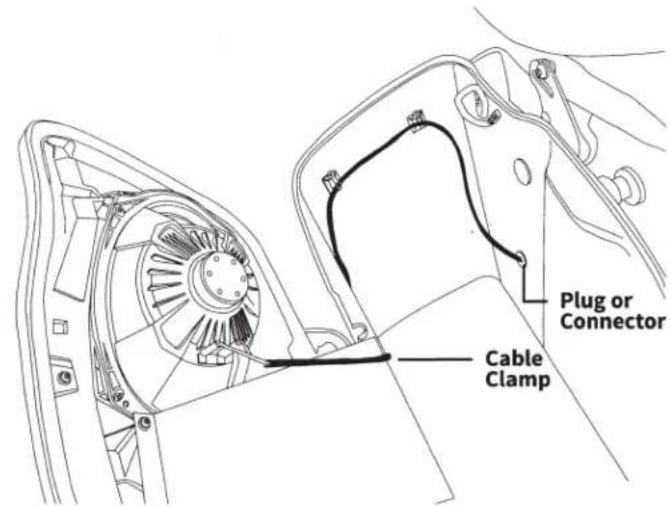 Plug or Connector Cable Clamp