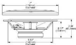 (78mm) Diameter 2.15" (60.4mm) 5.50" (42mm) Diameter