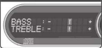 BASS : - TREBLE : -