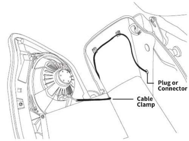 Plug or Connector Cable Clamp