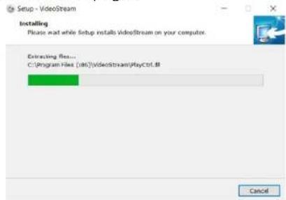 Setup - VideoStream Installing Please wait while Setup installs videoStream on your computer. Extracting Files... C:\Program Files (.txt)\VideoStream\PlayCtrl.B Cancel