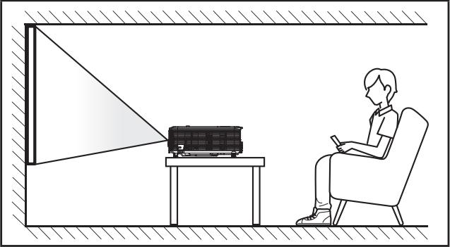 OPTOMA HD27LV - Installation du projecteur - 1