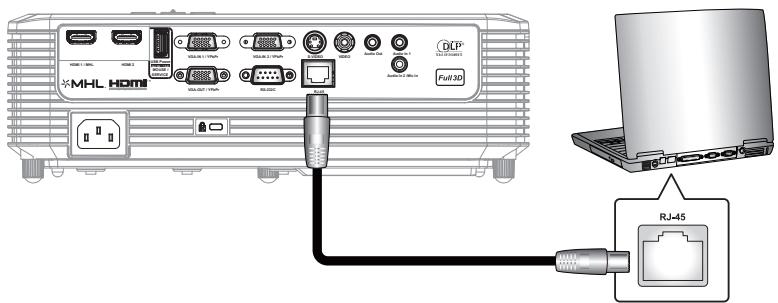 OPTOMA HD27LV - LAN RJ45 - 1