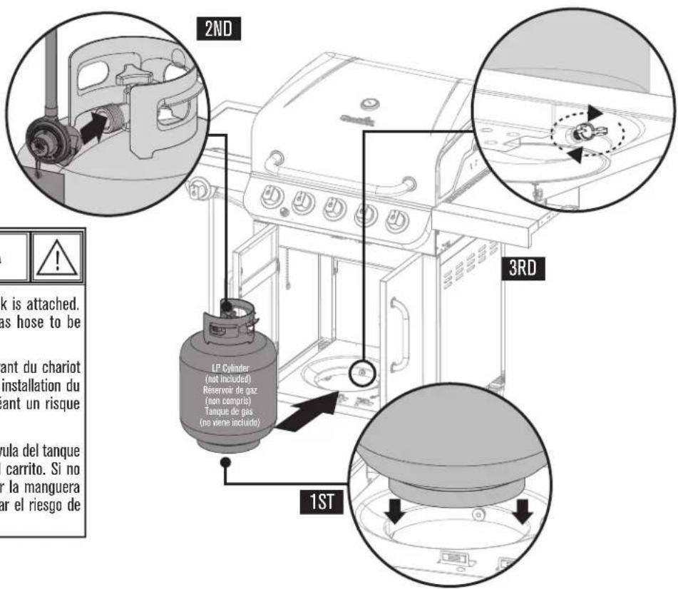 Char-Broil Performance 5B - ASSEMBLY / ASSEMBLAGE / ASAMBLEA - 7