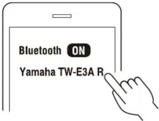 Bluetooth ON Yamaha TW-E3A R