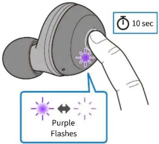 10 sec Purple Flashes