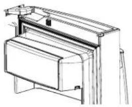 Monogram ZWE23PSNSS - Non-adjustable dairy bin - 1
