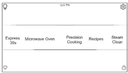 12:32 PM Express 30s Microwave Oven Precision Cooking Recipes Steam Clean