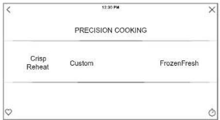 12:30 PM PRECISION COOKING Crisp Reheat Custom FrozenFresh