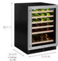 Marvel ML15CPG2RS - 45-bottle wine storage up to 2x more efficient than the rest - 2