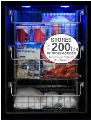 STORES LPG TO 200 lbs OF FROZEN GOODS EASTERN BREADS BROOK BANANA