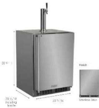 32.5"" 29.5"" Including lender Finish Stainless Steel