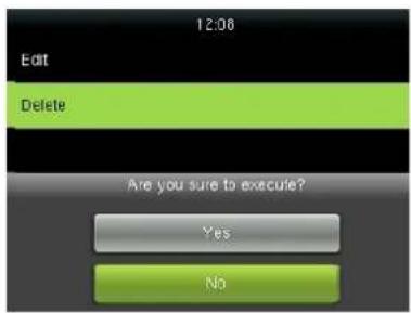 12:06 Edit Delete Are you sure to execute? Yes No