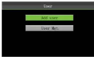 User Add user User Mat.