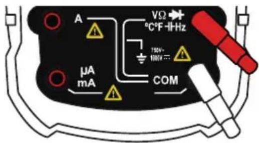 A μA mA VΩ °C-6F-HHz 150V~ 100V~ COM