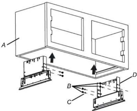 KITCHENAID KVUB400GSS - Configuration des supports d'installation - 6