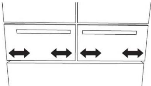KITCHENAID KRMF606ESS - Step 1 - Adjust the Drawer Fronts Up/Down - 7