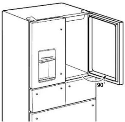 KITCHENAID KRMF606ESS - Bisagras inferiores de la puerta - 1