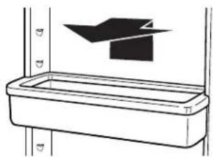KITCHENAID KRFF507HPS - Dépose et réinstallation des balconnets : - 1