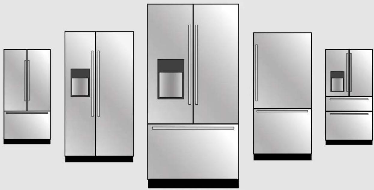 KITCHENAID KRFF507HPS - RÉFRIGÉRATEUR AVEC PORTE À DOUBLE BATTANT ET CONGÉLATEUR EN BAS INFERIOR - 1