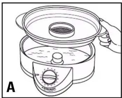 BLACK & DECKER Flavor Scenter Steamer HS1776 - BOL DE CUISSON À L'ÉTUVÉE - 1
