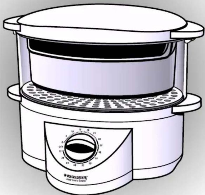 BLACK & DECKER Flavor Scenter Steamer HS1776 - 1