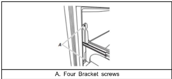 A. Four Bracket screws