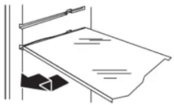 KITCHENAID KRFC302EPA - Pour réinstaller une tablette : - 1