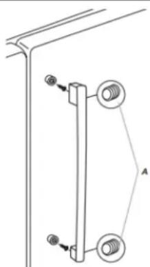 KITCHENAID KRFC302EPA - Refrigerator Door Handle Style 4 - 1