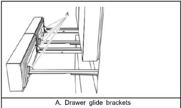A. Drawer glide brackets