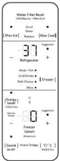 KITCHENAID KRFC604FSS - Utilisation des commandes - 1