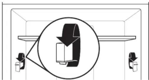 KITCHENAID KRFC604FSS - Ajuste de la altura de los estantes - 1