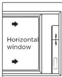 Horizontal window