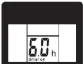 6.0 h timer on