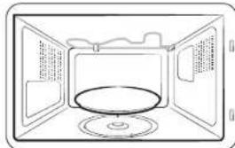 SAMSUNG MG11T5018CC - Uso del plato para dorar - 1