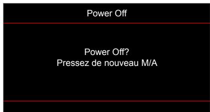 OPTOMA HD280e - Mise hors tension - 1