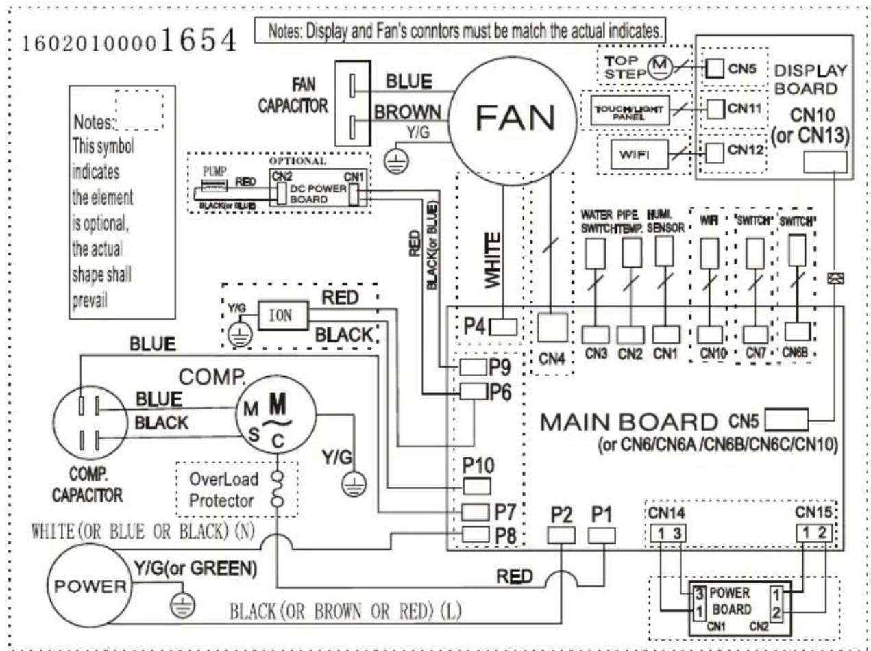 FRIGIDAIRE FGAC5044W1 - Wiring Diagram - 1