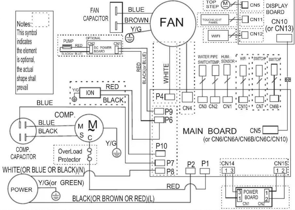 FRIGIDAIRE FFAP5033W1 - Wiring Diagram - 1