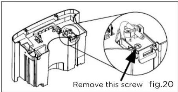 Remove this screw fig.20