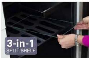 3-in-1 SPLIT SHELF