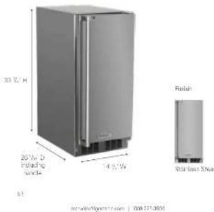 33.1/2 H 20 N.D. including deck 4.5/2 % Finish Stainless Steel R2 recalloy/gateer 1 mm | 000 237,000