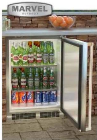 Marvel ML24BNP3RP - 24" Marvel Outdoor Refrigerator - 1
