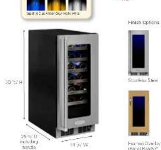 20℃/H 25℃/D including Handels 14℃/W Halix Options Stainless Steel Framed Display (Hand Roasted)