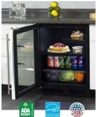 Marvel ML24BNP3RP - Versatile refrigeration storage, universal installation - 1