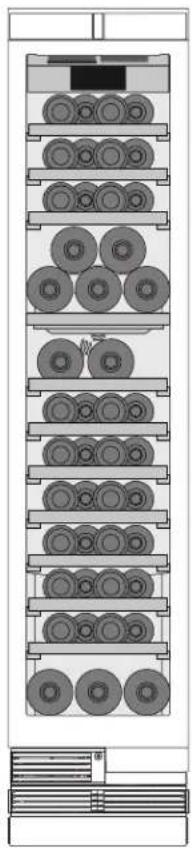 GAGGENAU RW414764 - Ejemplos de almacenamiento para botellas de diferentes tamaños - 1