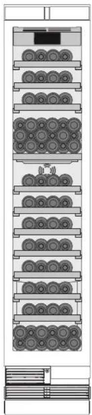 GAGGENAU RW414764 - Storage example with standard bottles - 1