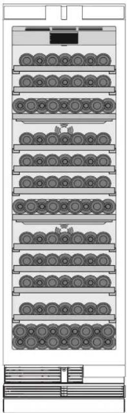 GAGGENAU RW414764 - Storage example with standard bottles - 2