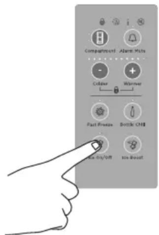 Compartment Alarm Mids Color Washer Fast Freeze Bottle CHB Ice Dry/Off Ice Boost