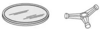 Fisher & Paykel CMOH-30SS-2Y - PLATEAU TOURNANT ET SUPPORT - 1